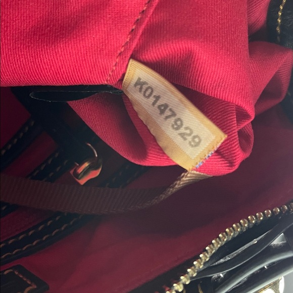 Dooney & Bourke Black Multicolor Logo Shoulder Bag - Picture 5 of 6